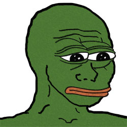 Sad Frog Retard 表情